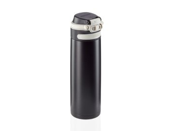 Leifheit 03271 tazza da viaggio 600 ml Nero Acciaio inox