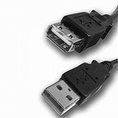 nuovaVideosuono USB 3m M-F cavo USB USB 2.0 USB A Nero