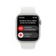 Apple Watch Series 8 GPS 45mm Cassa in Alluminio color Argento con Cinturino Sport Band Bianco - Regular 7