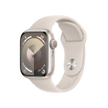 Apple Watch Series 9 GPS Cassa 41mm in Alluminio Galassia con Cinturino Sport Galassia - S/M