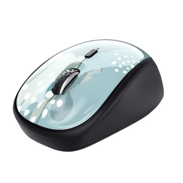 Yvi Wireless Mouse - blue brush