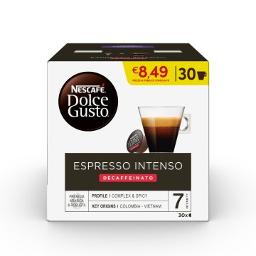 Nescafé Dolce Gusto Caffè Espresso Intenso Decaffeinato 30 Capsule