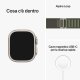 Apple Watch Ultra GPS + Cellular, 49mm Cassa in Titanio con Cinturino Alpine Loop Verde - Small 9