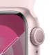 Apple Watch Series 9 GPS Cassa 41mm in Alluminio Rosa con Cinturino Sport Rosa Confetto - S/M 4