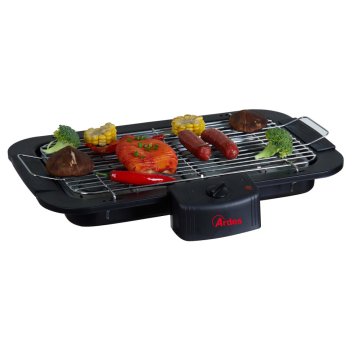 Ardes AR1B01 barbecue per l'aperto e bistecchiera Da tavolo Elettrico Nero, Cromo 2200 W