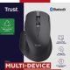 Trust Ozaa+ mouse Mano destra RF senza fili + Bluetooth Ottico 3200 DPI 9