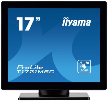 iiyama ProLite T1721MSC-B2 Monitor PC 43,2 cm (17") 1280 x 1024 Pixel SXGA LED Touch screen Da tavolo Nero