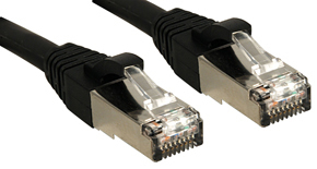 Lindy Cat.6 SSTP / S/FTP PIMF Premium 2.0m cavo di rete Nero 2 m