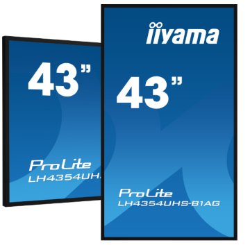 iiyama ProLite Pannello piatto per segnaletica digitale 108 cm (42.5") LCD Wi-Fi 500 cd/m² 4K Ultra HD Nero Processore integrato Android 11 24/7