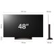 LG OLED evo C4 48'' Serie OLED48C44LA, 4K, 4 HDMI, Dolby Vision, SMART TV 2024 9