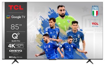 TCL C65 Series Serie C6 Smart TV QLED 4K 85" 85C655, audio Onkyo con subwoofer, Dolby Vision - Atmos, Google TV
