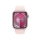 Apple Watch Series 9 GPS Cassa 41mm in Alluminio Rosa con Cinturino Sport Rosa Confetto - S/M 3