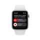 Apple Watch SE GPS 44mm Cassa in Alluminio color Argento con Cinturino Sport Band Bianco - Regular 7