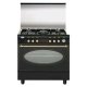 Glem Gas UA85TR3 cucina Elettrico/Gas Nero A 2