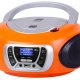 Trevi CMP 510 DAB Digitale 3 W DAB, DAB+, FM Arancione Riproduzione MP3 2