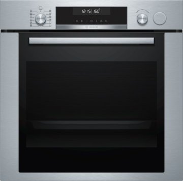 Bosch Serie 6 HRA318BS1 forno a vapore Media Acciaio inossidabile Pulsanti, Manopola