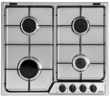 De’Longhi YAF 46 ASV piano cottura Acciaio inox Da incasso 60 cm Gas 4 Fornello(i)