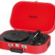 Trevi SALLY GIRADISCHI STEREO WIRELESS USB AUX-IN BATTERIA RICARICABILE TT 1020 BT ROSSO 3