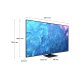 Samsung Series 7 TV QE85Q70CATXZT QLED 4K, Smart TV 85