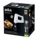 Braun HM 3135 WH Sbattitore manuale 500 W Grigio, Bianco 16