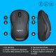 Logitech M220 SILENT Mouse Wireless, 2,4 GHz con Ricevitore USB, Tracciamento Ottico 1000 DPI, Durata Batteria di 18 Mesi, Ambidestro, Compatibile con PC, Mac, Laptop 9