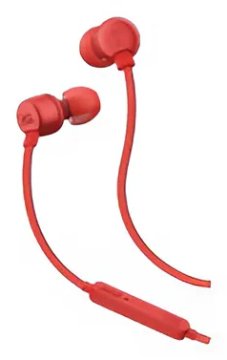 JBL Tune 310C Auricolare Cablato In-ear Musica e Chiamate USB tipo-C Rosso