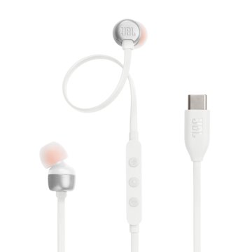 JBL Tune 310C Auricolare Cablato In-ear Musica e Chiamate USB tipo-C Bianco