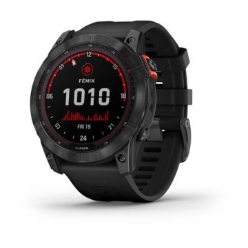 Garmin fenix 7X Solar 3,56 cm (1.4") MIP 51 mm Digitale 280 x 280 Pixel Touch screen Grigio Wi-Fi GPS (satellitare)