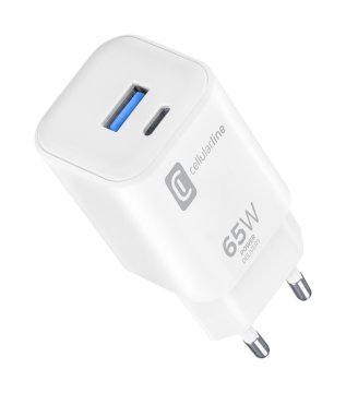 Cellularline USB Dual Charger Universale Bianco AC Interno