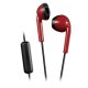 JVC HA-F19M-RB Auricolare Cablato In-ear Musica e Chiamate Rosso 2