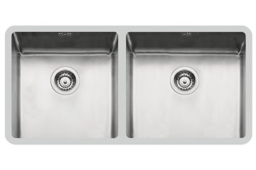 Foster KE.2V.40+45.ST Lavello sottopiano Rettangolare Acciaio inox