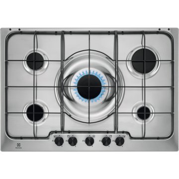 Electrolux RGG7252OOX Acciaio inox Da incasso 74.5 cm Gas 5 Fornello(i)