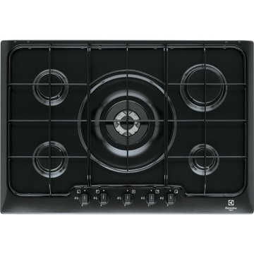 Electrolux PN750UV piano cottura Nero Da incasso Gas 5 Fornello(i)