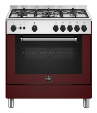 Bertazzoni La Germania Americana AMN855GVIV/24 cucina Gas Bordeaux A