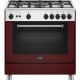 Bertazzoni La Germania Americana AMN855GVIV/24 cucina Gas Bordeaux A 2