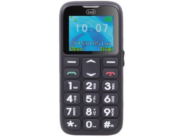 Trevi Sicuro 10 4,5 cm (1.77") Nero Telefono per anziani