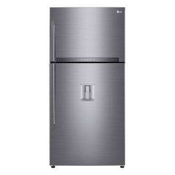 LG GTF916PZPED Frigorifero doppia porta maxi, Classe E, 592L, Wi-Fi, Dispenser acqua, Inox