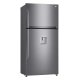 LG GTF916PZPED Frigorifero doppia porta maxi, Classe E, 592L, Wi-Fi, Dispenser acqua, Inox 17