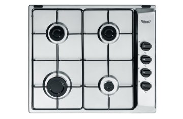 De’Longhi YAL 46 ASV piano cottura Acciaio inox Da incasso 58 cm Gas 4 Fornello(i)