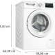 Bosch Serie 4 WAN28299 Lavatrice a carica frontale 8 kg 1400 rpm Classe A 8