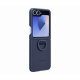 Samsung Galaxy Z Flip6 Silicone Case with Ring Navy Blu 3