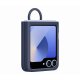 Samsung Galaxy Z Flip6 Silicone Case with Ring Navy Blu 5