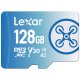 Lexar FLY microSDXC UHS-I card 128 GB Classe 10 2