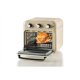 Ariete 4632 Friggitrice ad aria e forno Vintage, 1400W, 2in1, Capacità 16L, Accessori inclusi, Timer 60 minuti, Doppio vetro, Beige 4