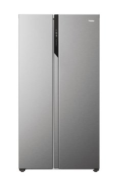 Haier SBS 90 Serie 5 HSR5918DNMP frigorifero side-by-side Libera installazione 528 L D Platino, Acciaio inox