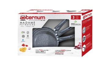 Aeternum Madame Petravera 3.0 set di pentole 3 pz