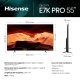 Hisense TV QLED 4K Ultra HD 55” 55E7KQ PRO, Smart TV VIDAA U7, QLED Display 144Hz, Wifi 6E, HDR Dolby Vision IQ, Quantum Dot Colour, 144Hz Game Mode PRO, Dolby Atmos con Subwoofer 2.1 3