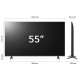LG NanoCell 55'' Serie NANO82 55NANO82T6B, TV 4K, 3 HDMI, SMART TV 2024 9