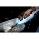 Ariete 4175 Steam Mop Foldable 10 in 1, Scopa a Vapore Pieghevole, 1500 Watt, 10 funzioni in 1, Kit accessori, Capacità 350 cc, Bianco/Azzurro 10