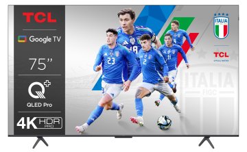 TCL C65 Series Serie C6 Smart TV QLED 4K 75" 75C655, audio Onkyo con subwoofer, Dolby Vision - Atmos, Google TV